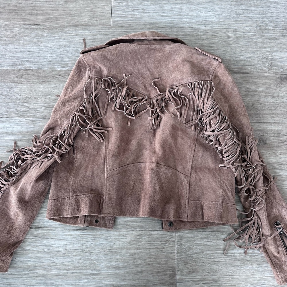 Blank NYC Suede Fringe Jacket - Picture 4 of 4